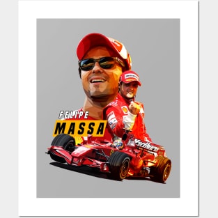 Felipe Massa Low Poly Posters and Art